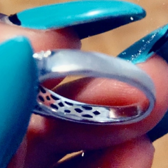 Halo 14 ct White gold diamond ring - Picture 4 of 10